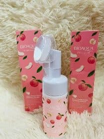 Jabon Facial Con Cepillo Siliconado De Durazno