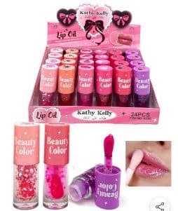 Lip Oil Con Glitter