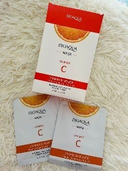 Mascarilla En Velo De Vitamina C